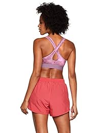 Sujetador deportivo con estampado de espalda cruzada