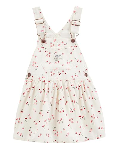 Oshkosh Girl World’s Best Overalls, Cherry Print, 4T