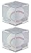 Baseball 2 Pack UV Protected Square Ball Holder Display Case by BCW