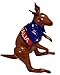 Inflatable Kangaroo - 65cm With Aussie Flag Cape by Henbrandt