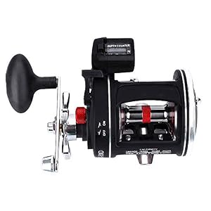 Moulinet De Pêche, Moulinet De Pêche De Roue De Tambour D’alliage D’aluminium Pêchant En Mer 12bb Avec Le Compteur De…