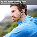 ANBES Bluetooth Headphones, Wireless Earbuds, IPX7 Waterproof Sports Earphones with Ear Hooks & Mic, HD Stereo in-Ear Headphones Gym Running Workout, 8 Hours Battery Noise Canceling Headsets