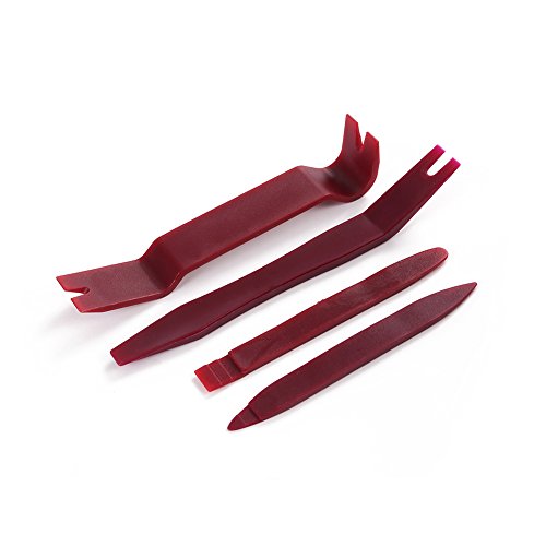 Click Here to See More Images Sedeta 4Pcs Car Door Clip Dash Radio Removal Pry Molding Trim Kit Plastic Repair Tools