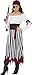 Smiffys Pirate Lady Costume, Black & White, S - US Size 6-8