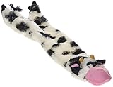 SPOT Skinneeez Crinklers | Stuffless Dog Toys with Squeaker For Small Dogs | Crinkle Toy For Small Puppies | 14" | Cow Design | By Ethical Pet