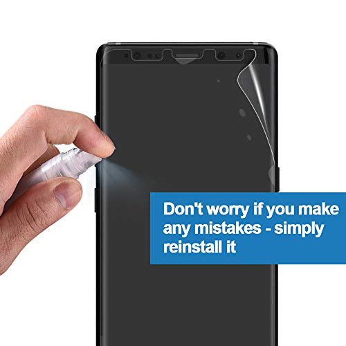 Galaxy Note 8 Screen Protector, Alinsea Galaxy Note 8 Screen Protector [Not Glass][Case Friendly][Bubble-Free] [No Lifted Edges] Film for Samsung Galaxy Note8 [2-Pack]