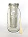 IMMERSED Mason Jar Infuser Cold Brew Iced Coffee And Tea Maker Stainless Steel Fine Mesh Filter For 64oz Wide Mouth Glass Jar At Home Brewer For Drink Concentrate- Free Spoon Included