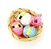 EatingBiting Dollhouse Miniature Doll Furniture Accessories , 1:12 Scale Mini Knitting Wool Balls with Basket Set Craft , Charming Elegant Vivid