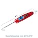 EatSmart - Precision Elite Thermocouple Food Thermometer - Red