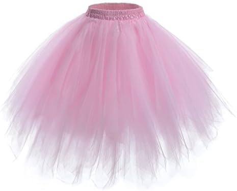 AWAYTRAdult Tutus Skirts for Women - 4 Layers Tutu Skirt for Halloween Costume