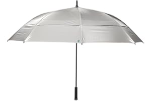 Coolibar Golf Umbrella - UPF 50+ Sun Protection - Tournament in Silver