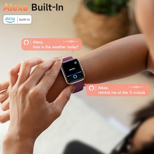 Quican Smart Watch for Women (Calls/Messages/Notifications), 1.8" Ai Assistant Smart Watch for iPhone/Andriod, 3ATM Fitness Tracker Watch with Heart Rate/SpO2/Sleep Monitor, 120+ Sport Pedometer Watch