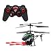 RC Helicopter, Missile Shooting Helicopter, 3.5CH RC Helicopter Shoots Missiles Launching Rc Shooter Helicopter with Gyro, RTF with Six Missiles Rapid fire RC Helicopter That Shoots (Green)