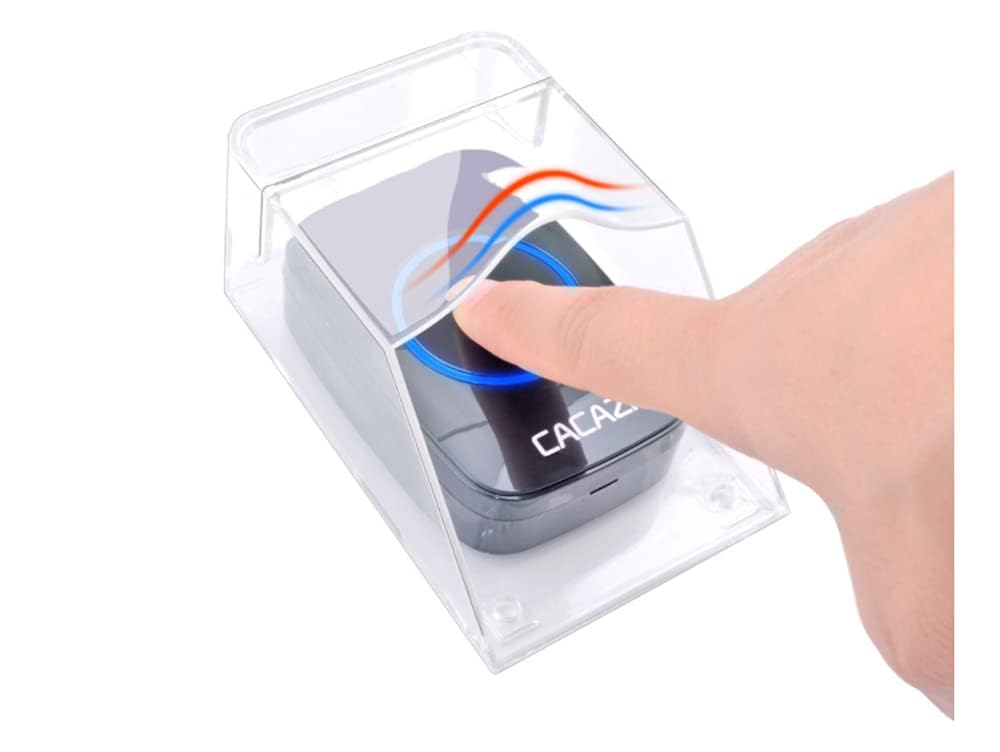 Primst Waterproof Box Cover Doorbell Protective Cover Doorbell Cover Wireless Doorbell Chime Protective Cover Waterproof Transparent Outdoor