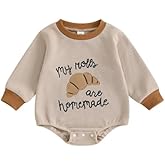 Thanksgiving Baby Girl Boy Outfit Newborn Bubble Romper Fall Winter Infant Long Sleeve Sweatshirt Top Cute Clothes