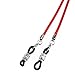 Tinksky Eyeglass Sunglasses Chain Cord Retainer Lanyard Neck Strap Holder Necklace (Red)
