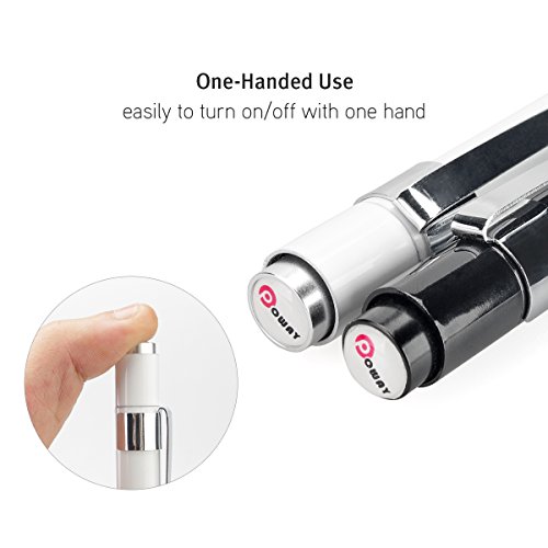 Opoway Nurse Penlight with Pupil Gauge Medical Pen Light for Nurses Doctors with Batteries Included 2ct. White and Black - Thumbnail 3