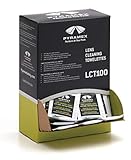 Pyramex Individually Packaged Lens Cleaning Towelettes  100 Pack  8 x 5 Size  No Streaks