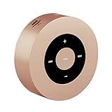 Wingco Portable Bluetooth Speaker with Built-in Mic-Touch Screen Design,Hands Free Phone Call, Switching Easily Among Four Modes, Support IOS, Andriod, PC (Luxury Gold)