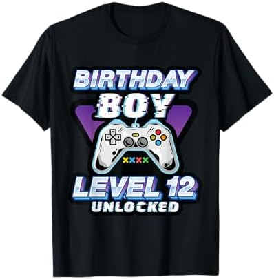 Amazon.com: Level 7 Unlocked Gamer 7th Birthday Video Game Boys T