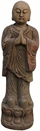 Praying Buddhist Monk Statue