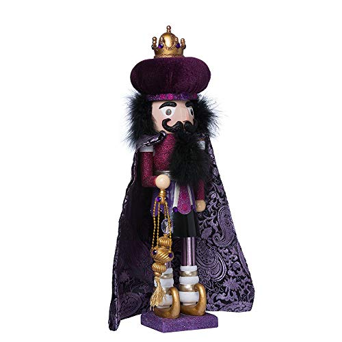 Hollywood Nutcrackers Kurt Adler Hollywood King Nutcracker, 18-Inch, Purple (Renewed) - Thumbnail 7