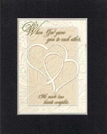 Love is friendship set to music - Pollock. . . 8 x 10 Inches Biblical/Religious Verses set in Double Beveled Matting (Black on White) - A Timeless and Priceless Poetry Keepsake Collection