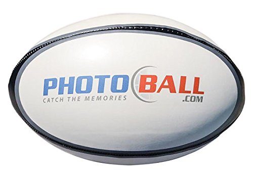 Custom Personalized Rugby Ball - Ships Next Day - Highest Quality, High Resolution Photos & Text on Rugby Balls - for Players, MVP Awards, Coaches, Personalized Gifts