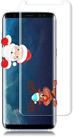 Hoperain Samsung Galaxy S8 Screen Protector 3D Curved Tempered [Anti-Bubble][9H Hardness][HD Clear][Anti-Scratch][Case Friendly] Glass Screen Film for Samsung Galaxy S8