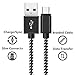 [4Pack] USB Type C Cable, ADDAO [3FT 6FT 6FT 10FT] Charge Cable, Nylon Braided USB C Cable to Charging and Syncing Cord Charging for USB C Smartphones Tablets Laptops and More USB C Devices