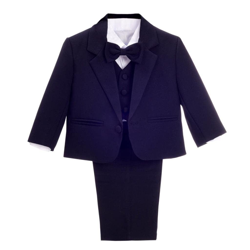 Dressy Daisy Kids Boy' 5 Pcs Set Formal Tuxedo