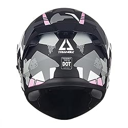 TRIANGLE Full Face Motorcycle Helmet Dual Visor