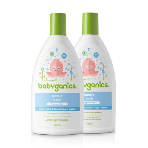 Babyganics Bubble Bath, Non-Allergenic, Gently