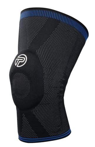 Pro-Tec Athletics Unisex Adult Premium Small Knee Support, Black Blue, Small US