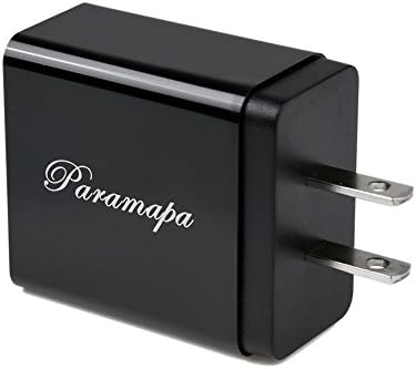 Paramapa Quick Charge QC3.0 One-Port USB Wall Charger for Galaxy S8 / S7/ S6/ Edge/ Plus, iPhone X / 8/ 7 / 6s / Plus, iPad Pro/ Air 2/ mini, LG, Nexus, HTC and More (Black)