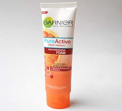 garnier pure active anti acne foam ingredients