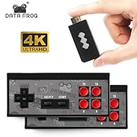 Hardli Video Game Console for a 4K TV, Built in 568 Classic Games,Mini Retro Console Wireless Controller,Output Dual Players