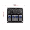 Purishion-Rocker-Switch-Panel-with-Dual-USB-Power-Socket-12V-24V-for-Car-Marine-Boat-Trailer