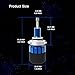 OEDRO 9006 HB4 LED Headlight Bulb Conversion Kit - 4-side Patch 9006 HB4 Headlight Bulb 8000Lm Super Bright 9006 Led Fog Light Bulbs 6000K Xenon White 2-Year Warranty