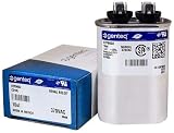 Genteq Capacitor 10 UF MFD 370V 97F9002, 97F9002s (Replaces Old GE# 97F9002BZ3, Z97F9002, 27L669), 10 MFD at 370V, Oval