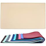 Vivaglory Pet Dog Feeding Mat Large 24''L x 16''W FDA Grade Silicone Dog Bowl Cat Water Placemat Waterproof Non-Slip Food Mat Anti-Messy Design, Khaki