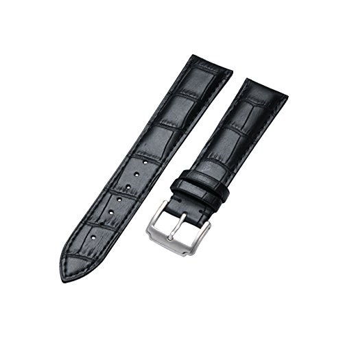 AUTULET 23MM Calfskin Leather Watch Strap Men Watch Band Replacement