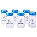 Breastmilk Storage Bottles Collection - Set of 6-5 oz/150mL Breast Milk Storage Bottle Include Cap and Disc - Nipples Not Included