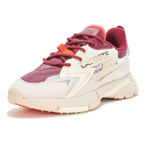 Lacoste Mens L003 Neo Tech Sneaker, Off WHT/Burg, 11