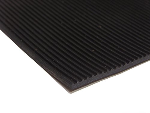 Rubber Ribbed Matting .125 x 18 x 48 in. | for Tool Box Liner UAAC