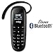 inDigi® A2DP Stereo Bluetooth Headset Mini Phone w/ Dialer Keypad 0.66