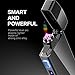 Lighter, Electric Lighter with LED Battery Display, USB Rechargeable Arc Lighter Windproof Plasma Lighterthumb 1