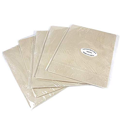 Wormhole practice skin for tattooing 15 x 20 cm double-sided blank practice skin, suitable for beginners and tattoo artists tattoo supplies (10pcs)