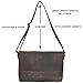 Laptop Bag for Men and Women - Brown Real Leather Messenger Bag for 14