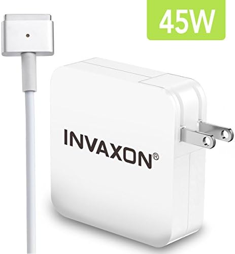 INVAXON Replacement 45W Magsafe 2 T-Tip Connector Power Adapter for Macbook Air 11inch &amp;13inch
